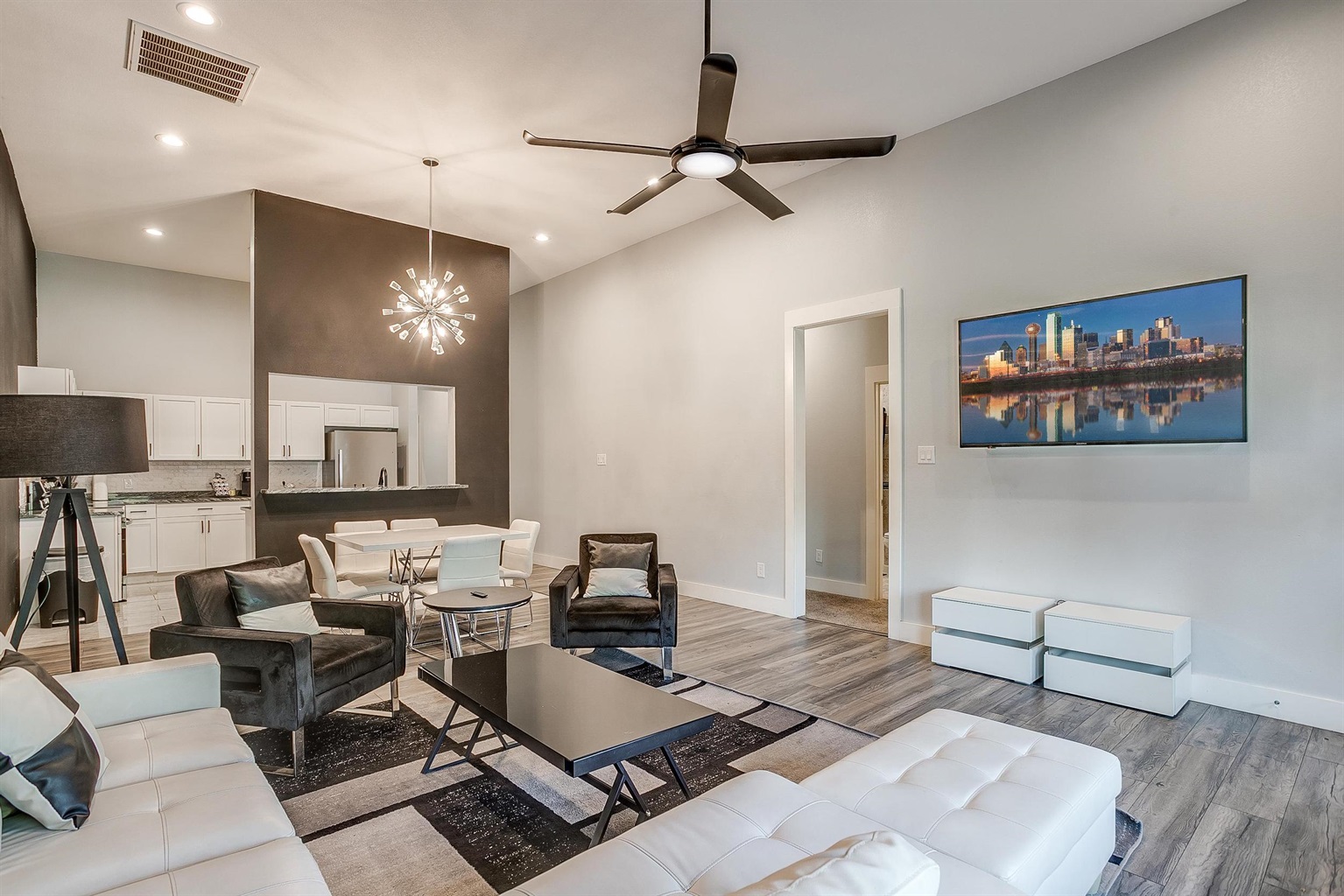 Spacious open-concept layout ideal for gathering and relaxing.