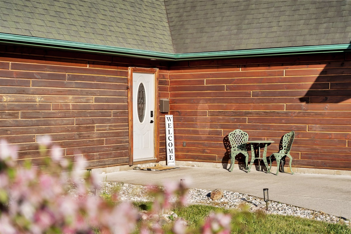 Entry door to the home.