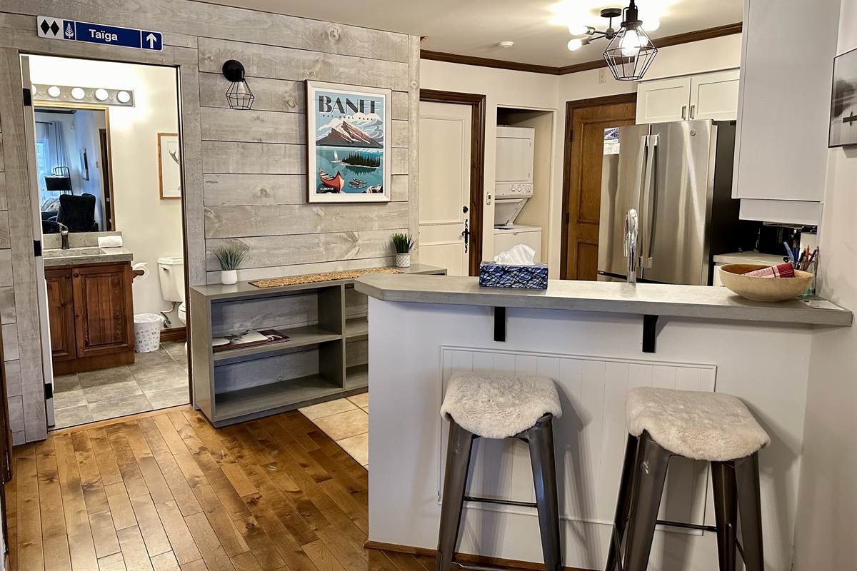 Brand new kitchen with heated floors!