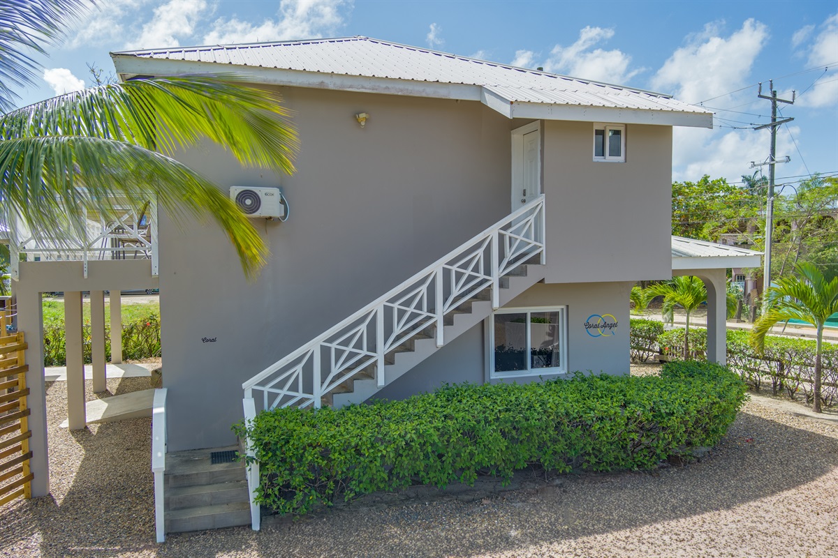 Entrance to second floor Coral uunit