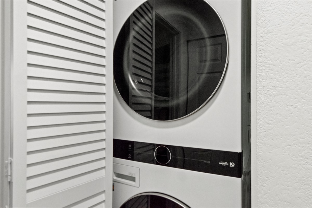  Convenient laundry facilities with washer and dryer included.