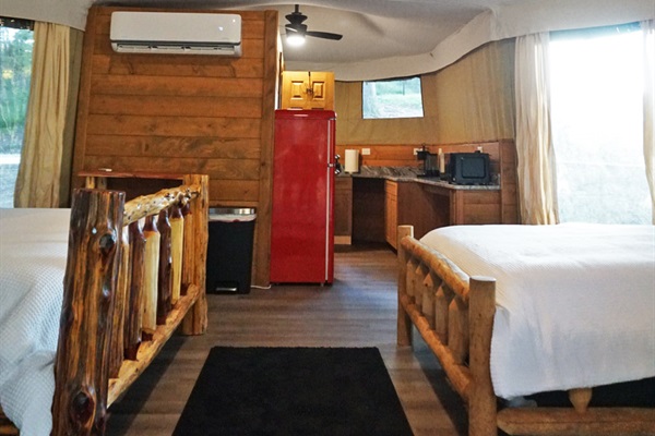 Experience rustic charm with modern amenities and scenic views!