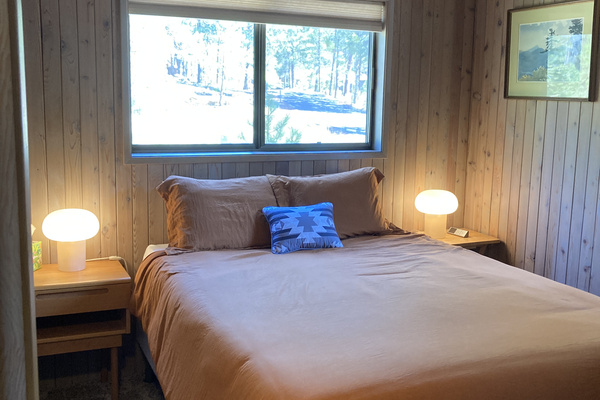 Upstairs queen bedroom with Sleep Number bed.