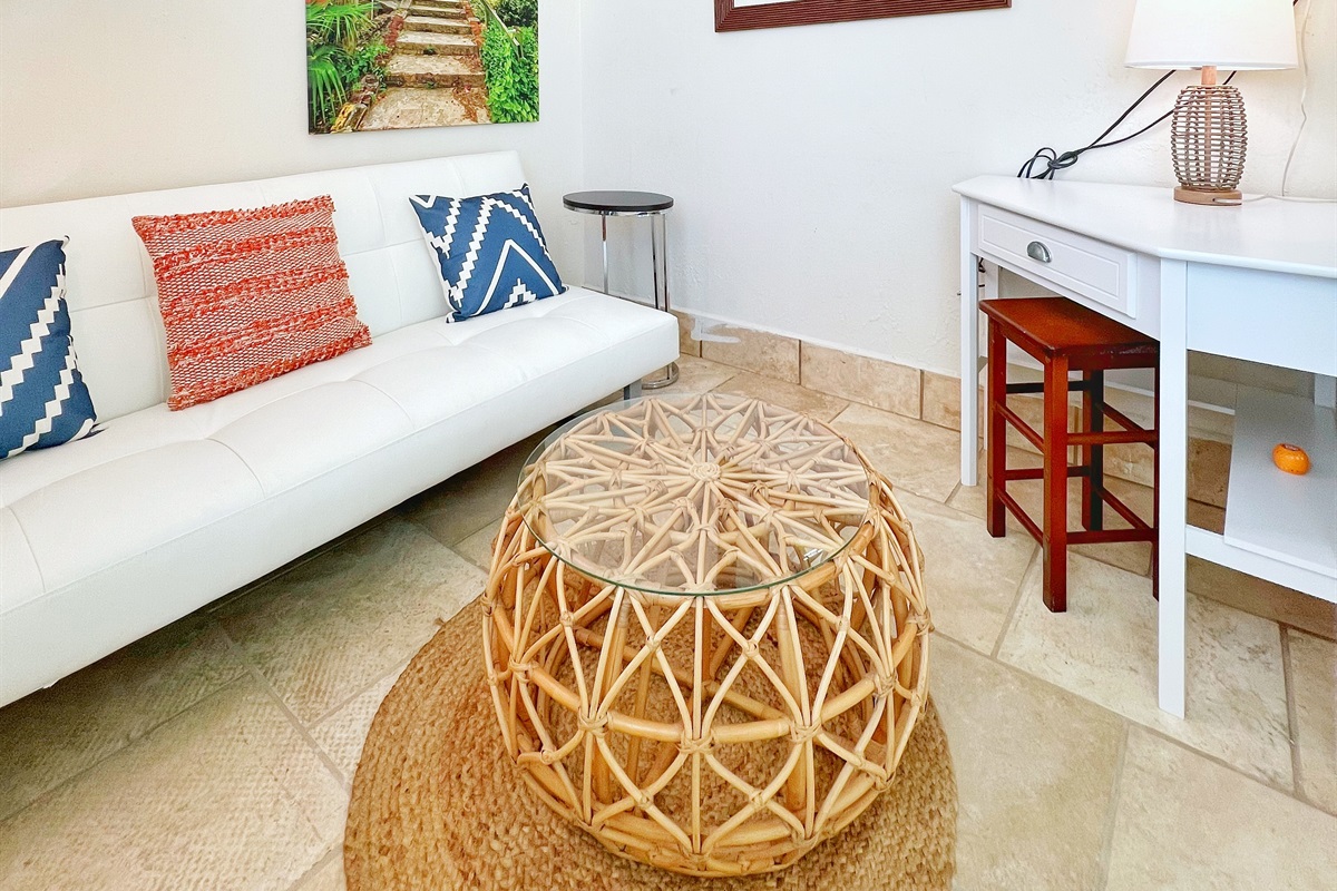 Evening cocktails are best enjoyed on this wraparound terrace.