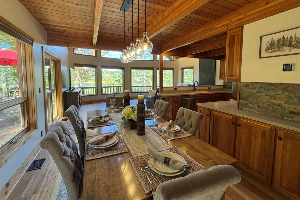 Dining area with beautiful views