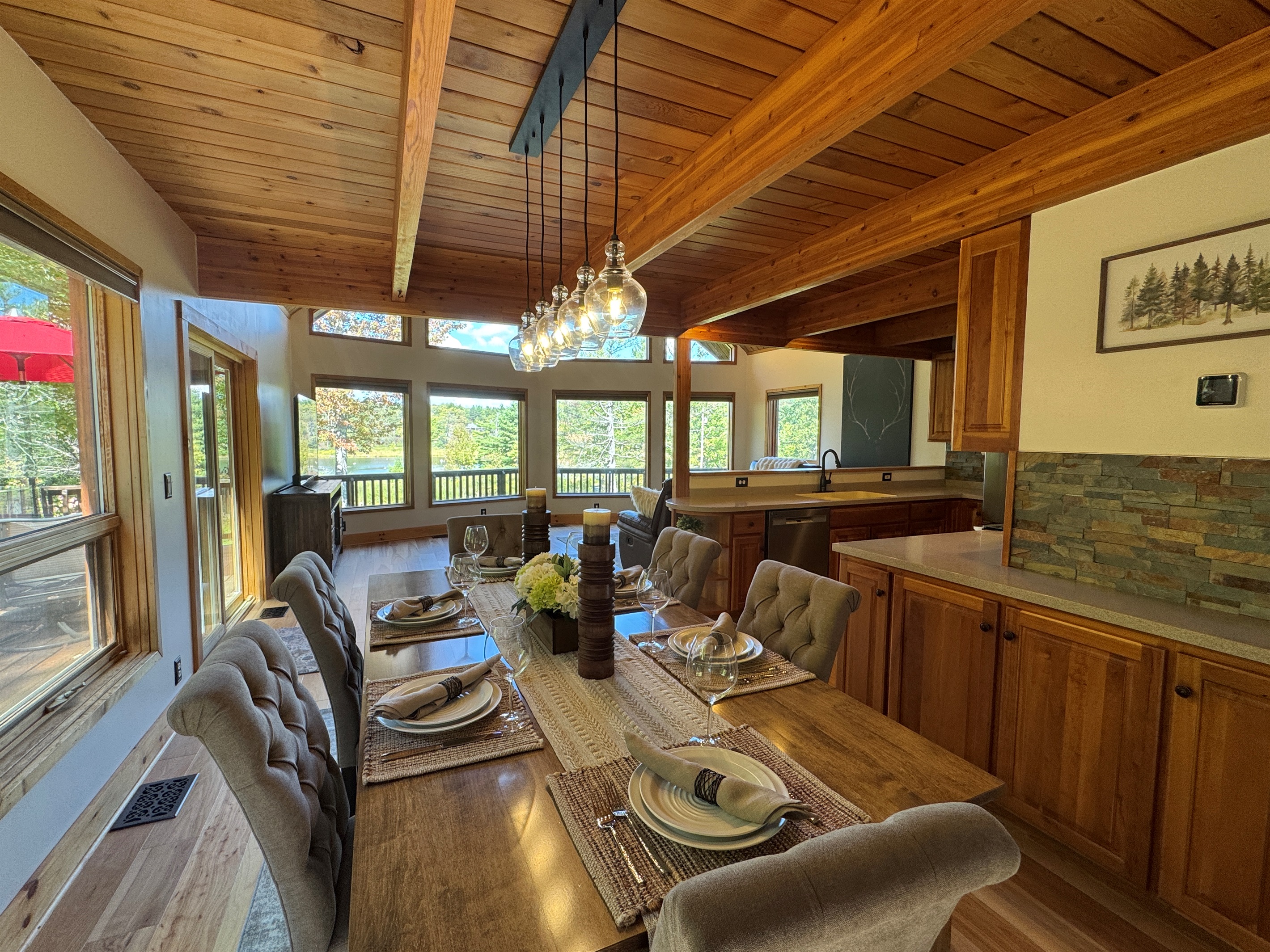 Dining area with beautiful views