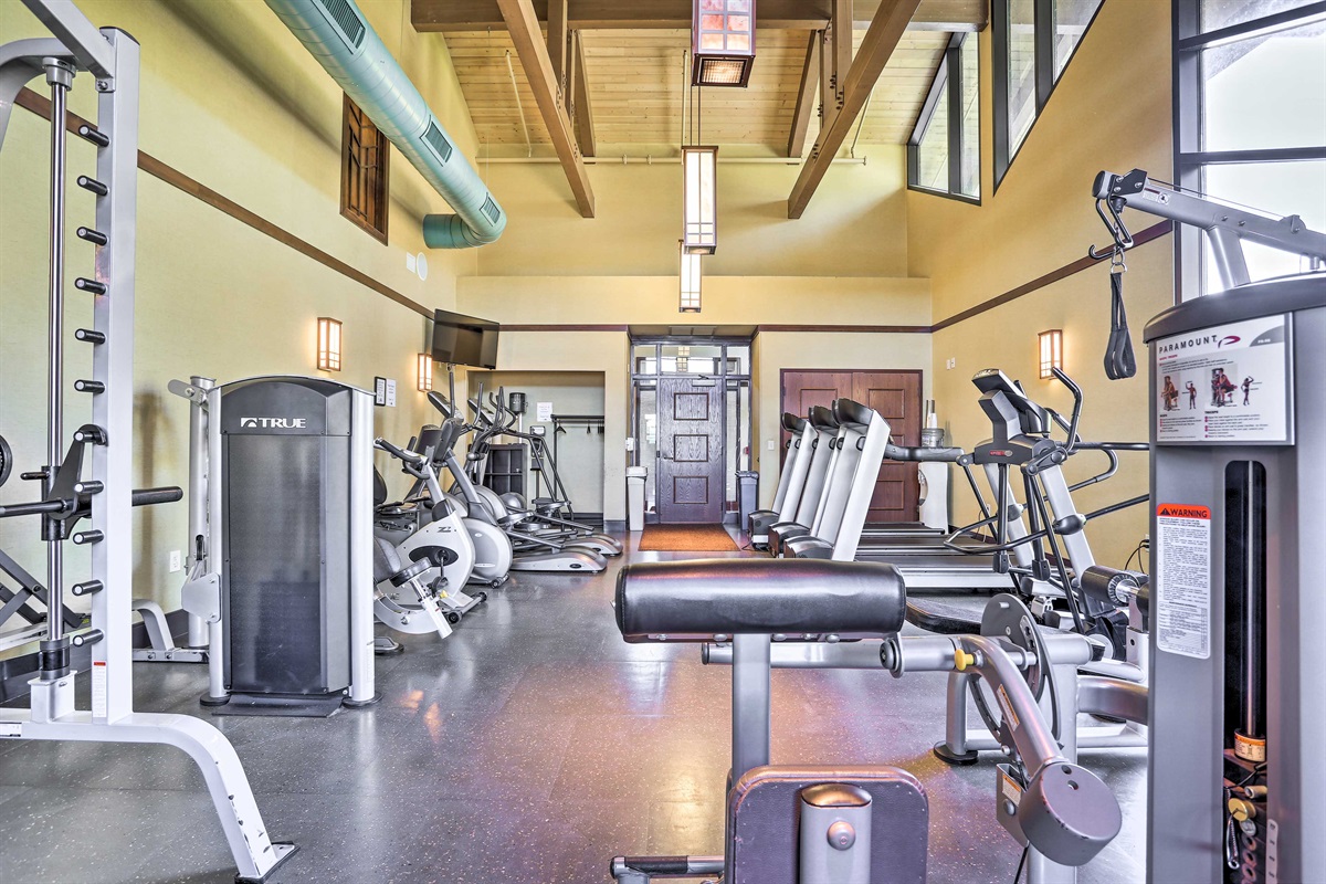 Community amenity - gym at the lodge
