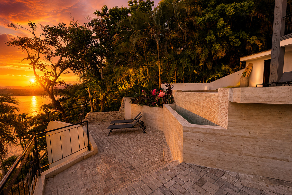 Pool deck seating 