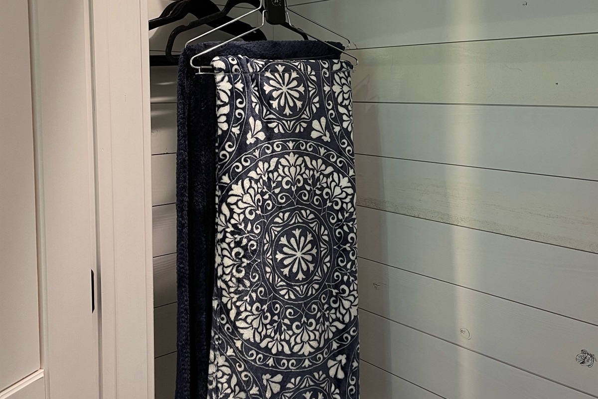 Nestle up with a cozy throw.