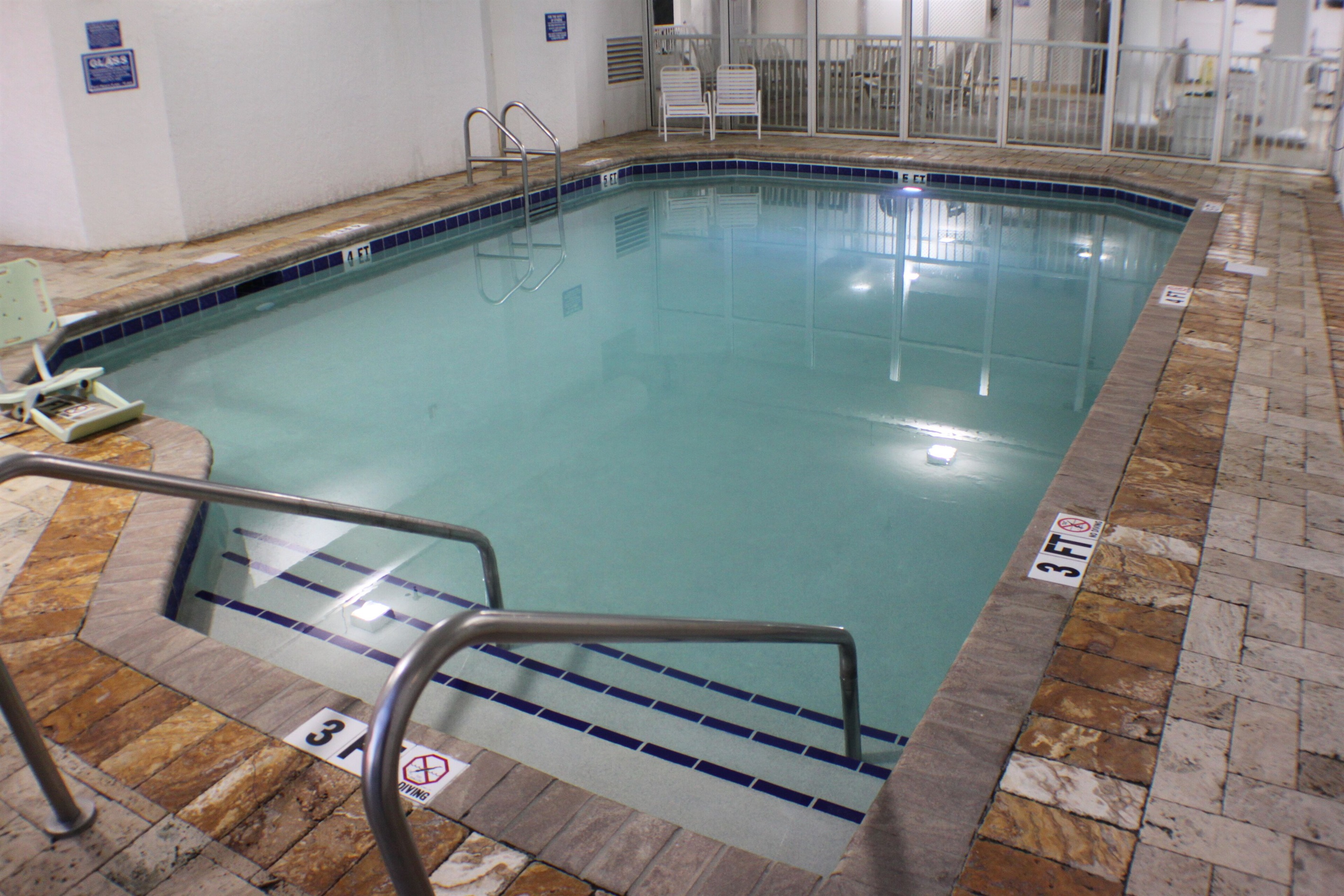 South Tower Indoor Heated Pool, great for the colder months