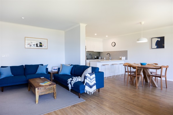 Plenty of space to relax in the open plan living & dining area.