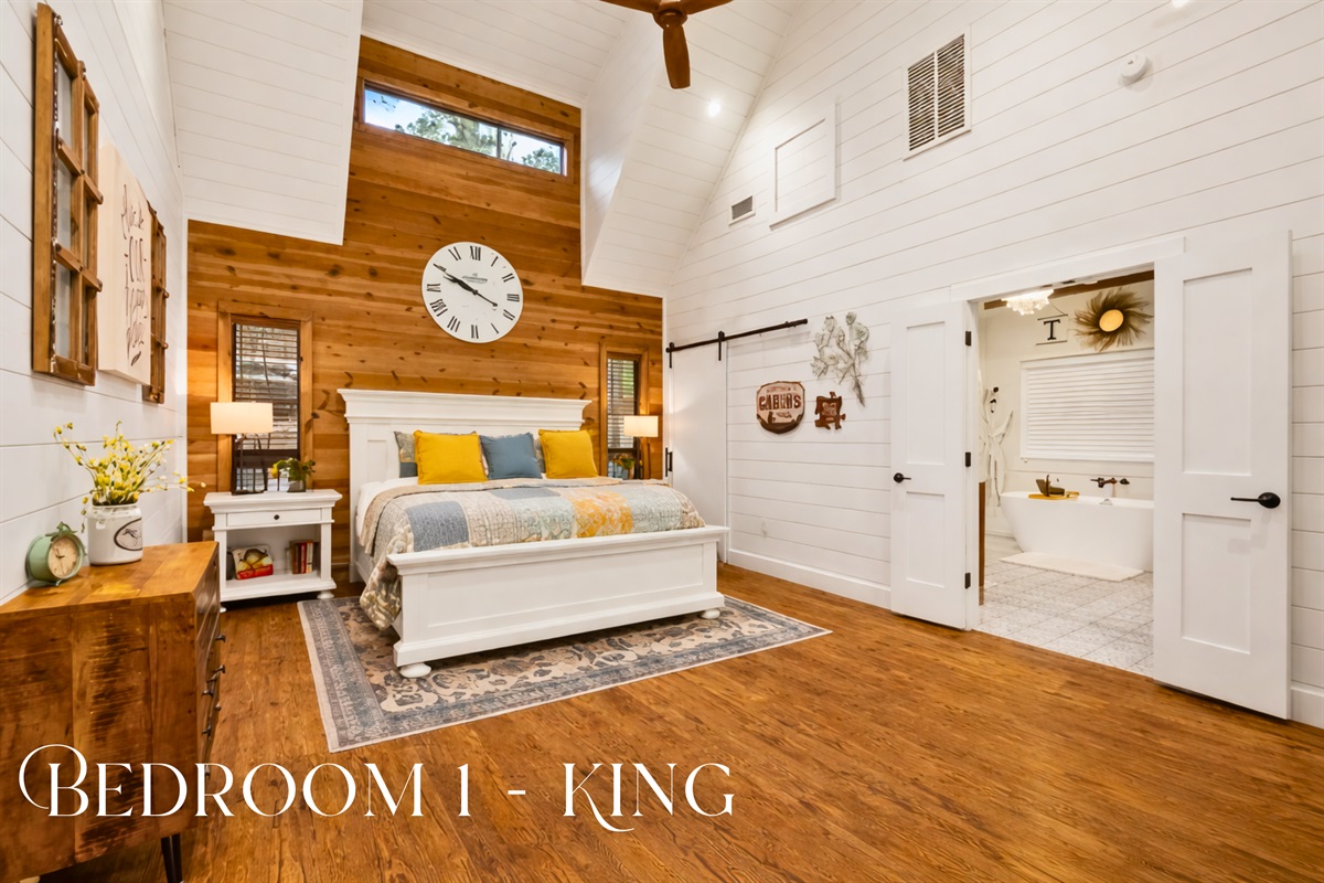 Elegant decor and a calming atmosphere provide the perfect setting for restful nights in the bedroom.