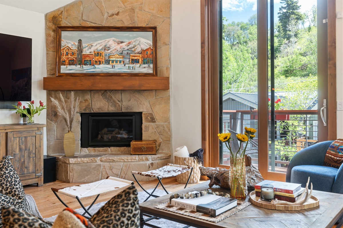 Cozy gas Fire