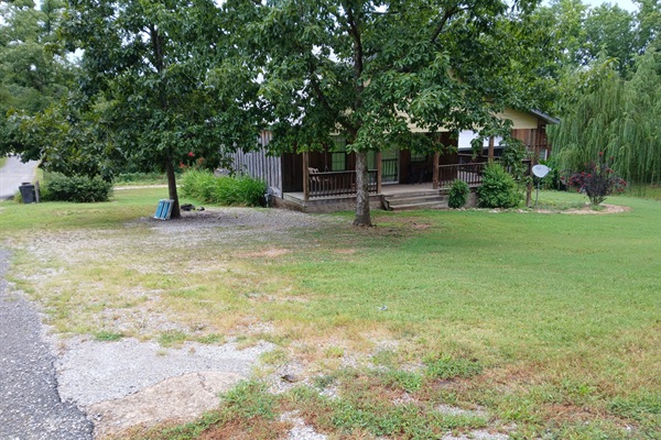 Large area for parking