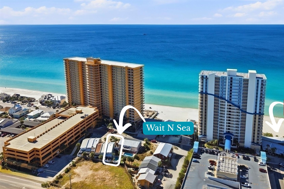 Walk to Schooners, one of the best restaurants in PCB