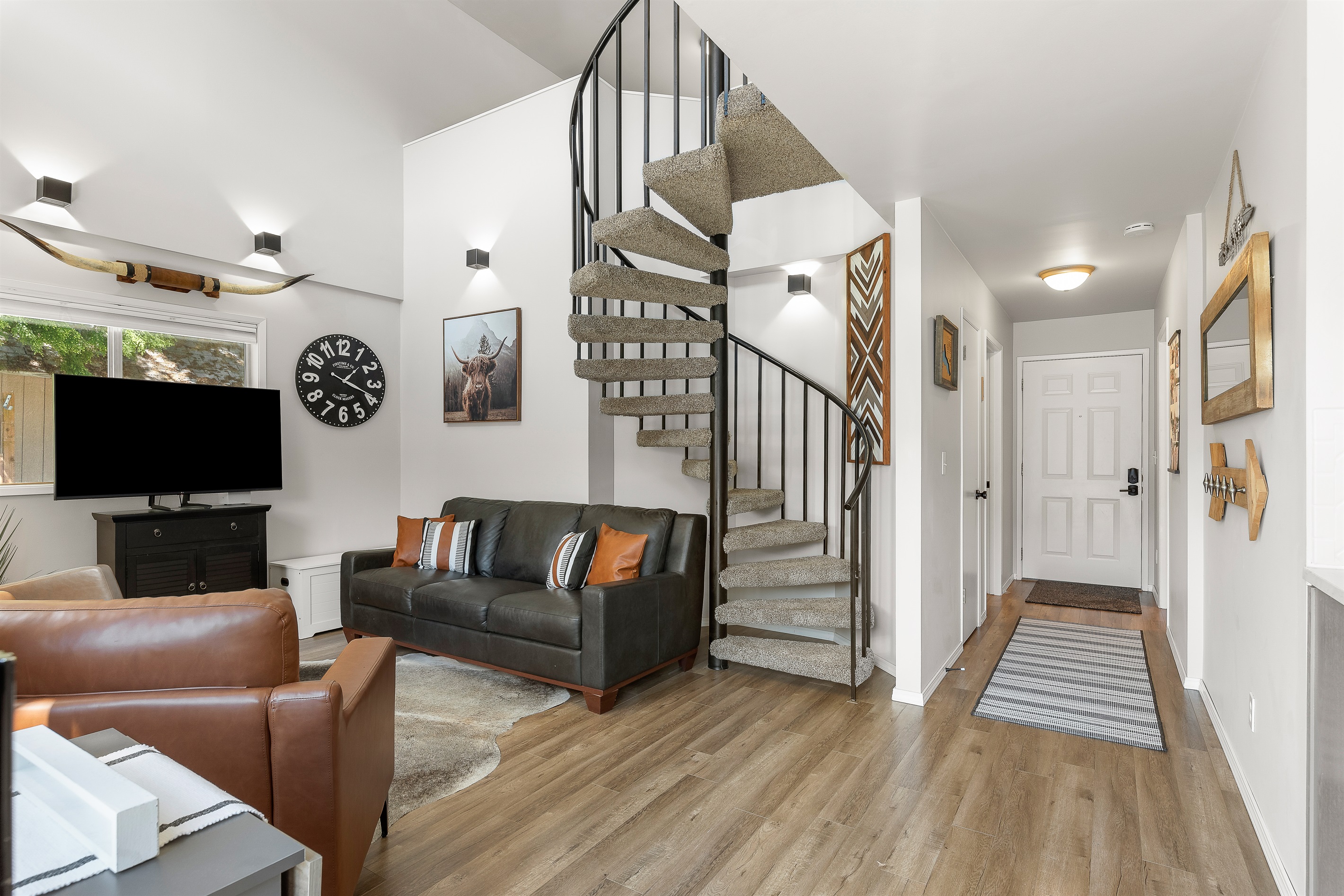 Living room, main level.