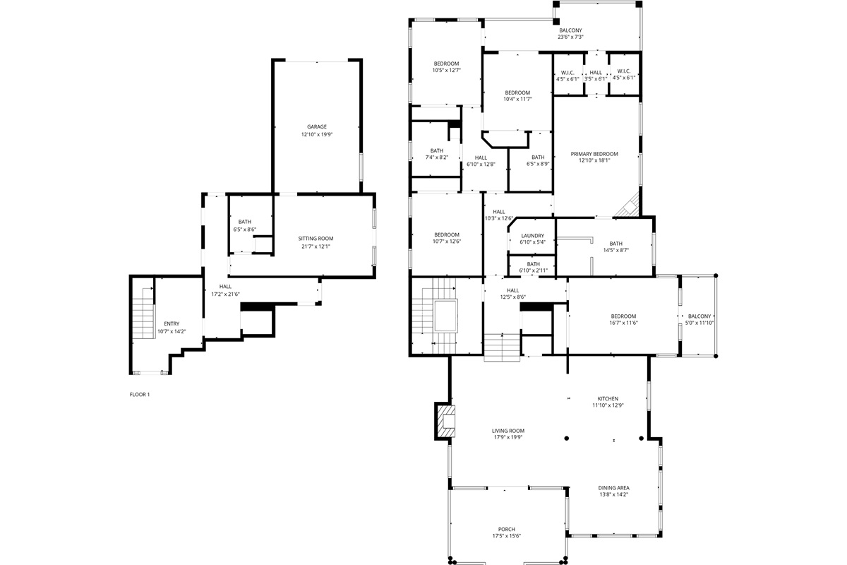Floor plan of the property