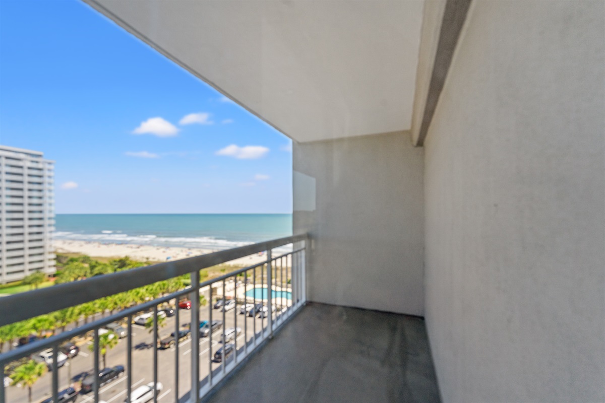 One of the many balconies.