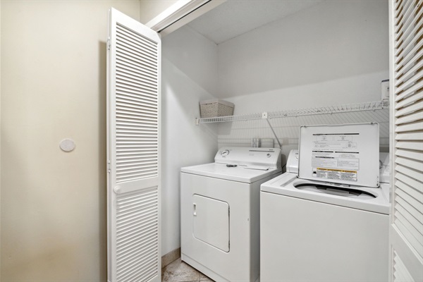 Private washer and dryer