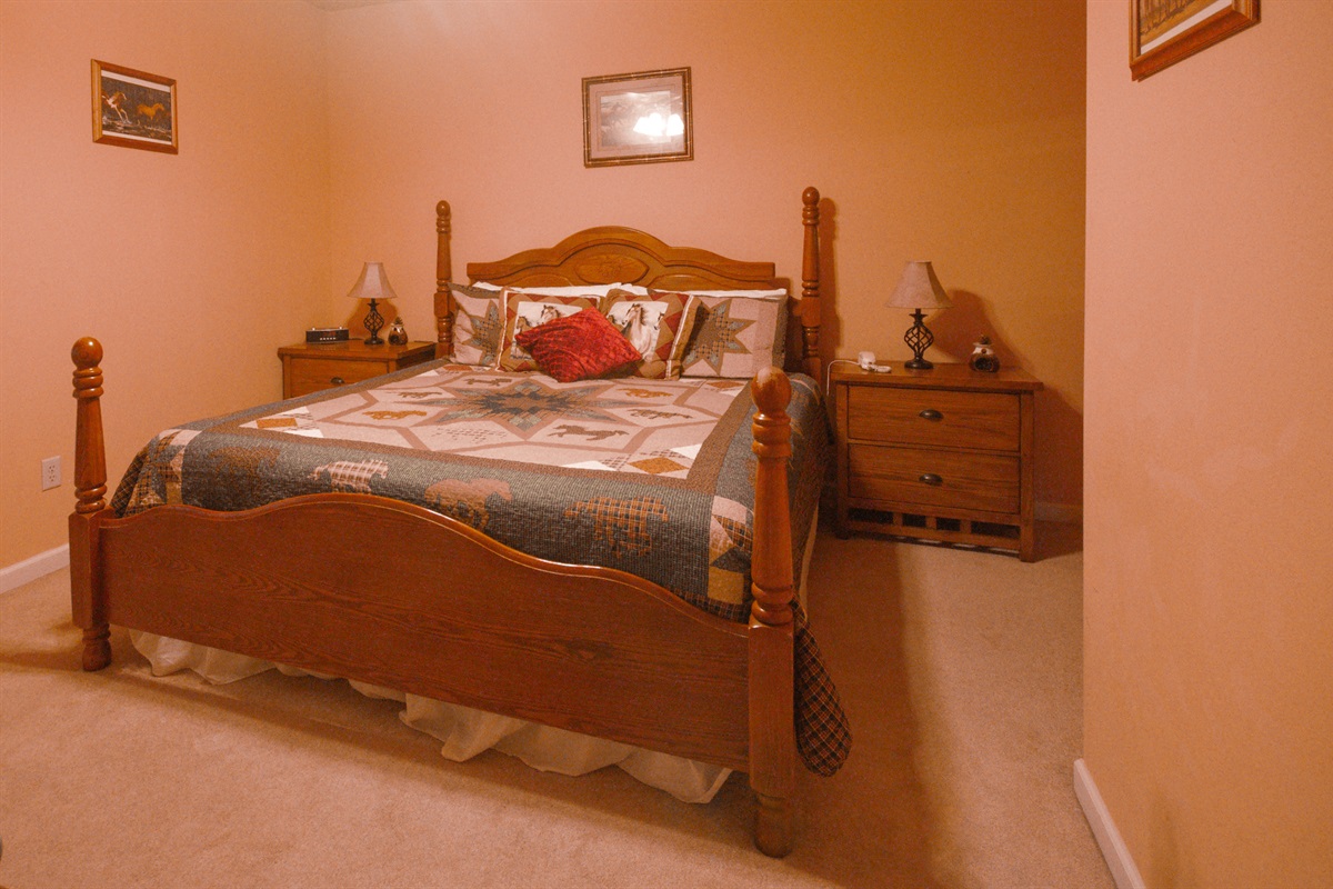 Bedroom 5 - king bed on lower level