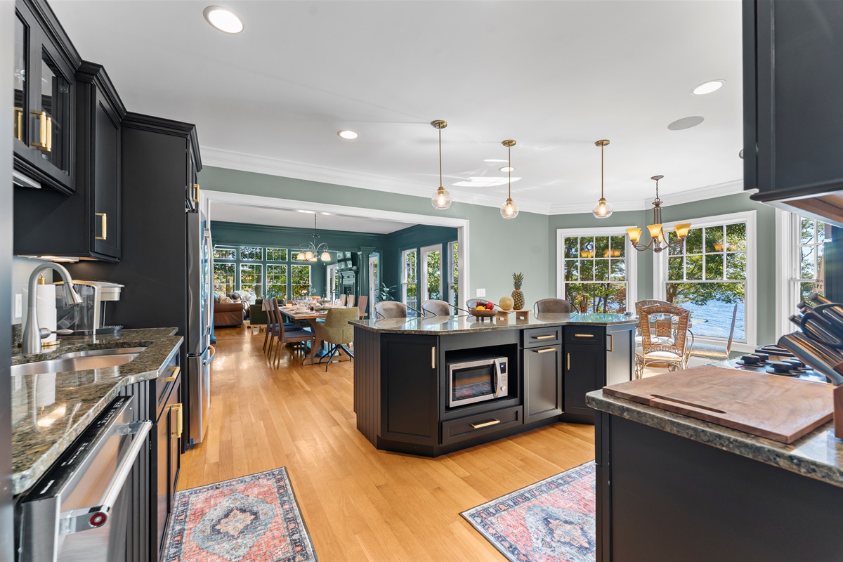 Our fully equipped kitchen makes cooking feel effortless