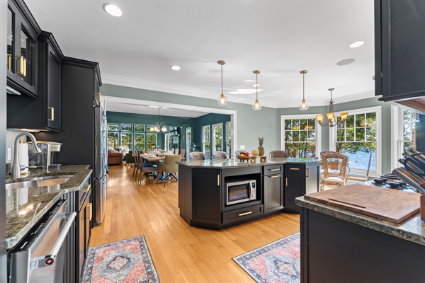 Our fully equipped kitchen makes cooking feel effortless