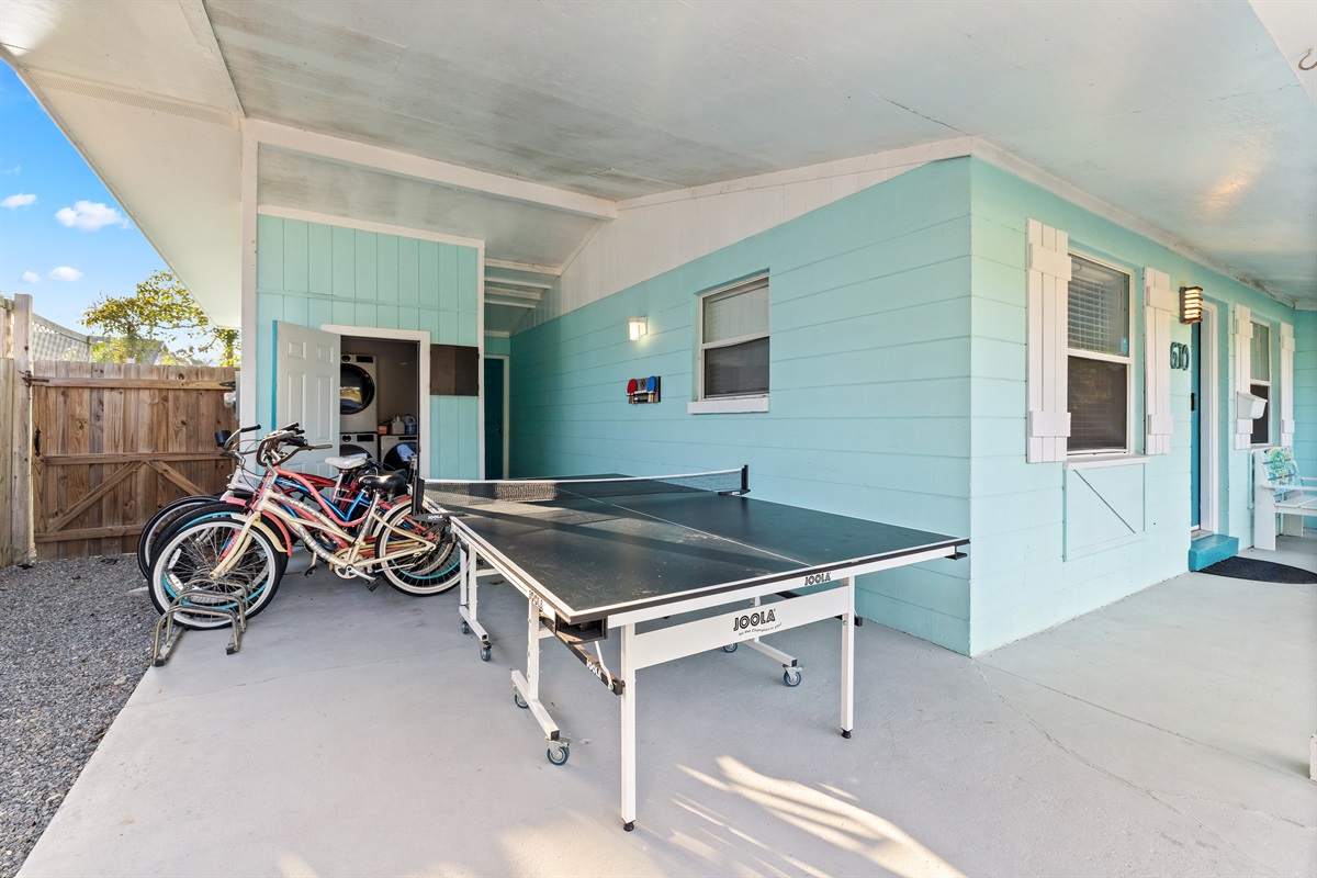 Ping pong table recently added!
