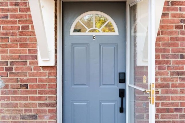 Key pad with personalized code for seamless entry.