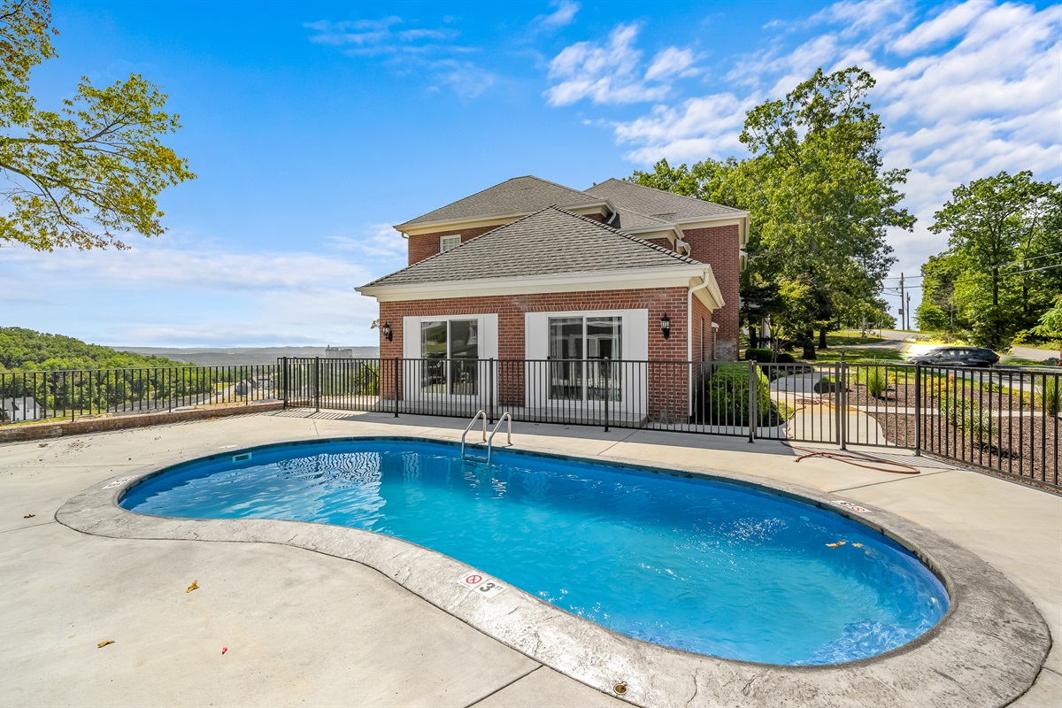 Community pool steps from your doors.
