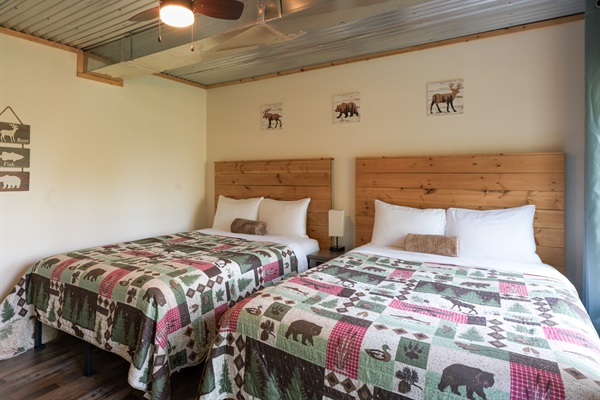 Two queens, more comfort.