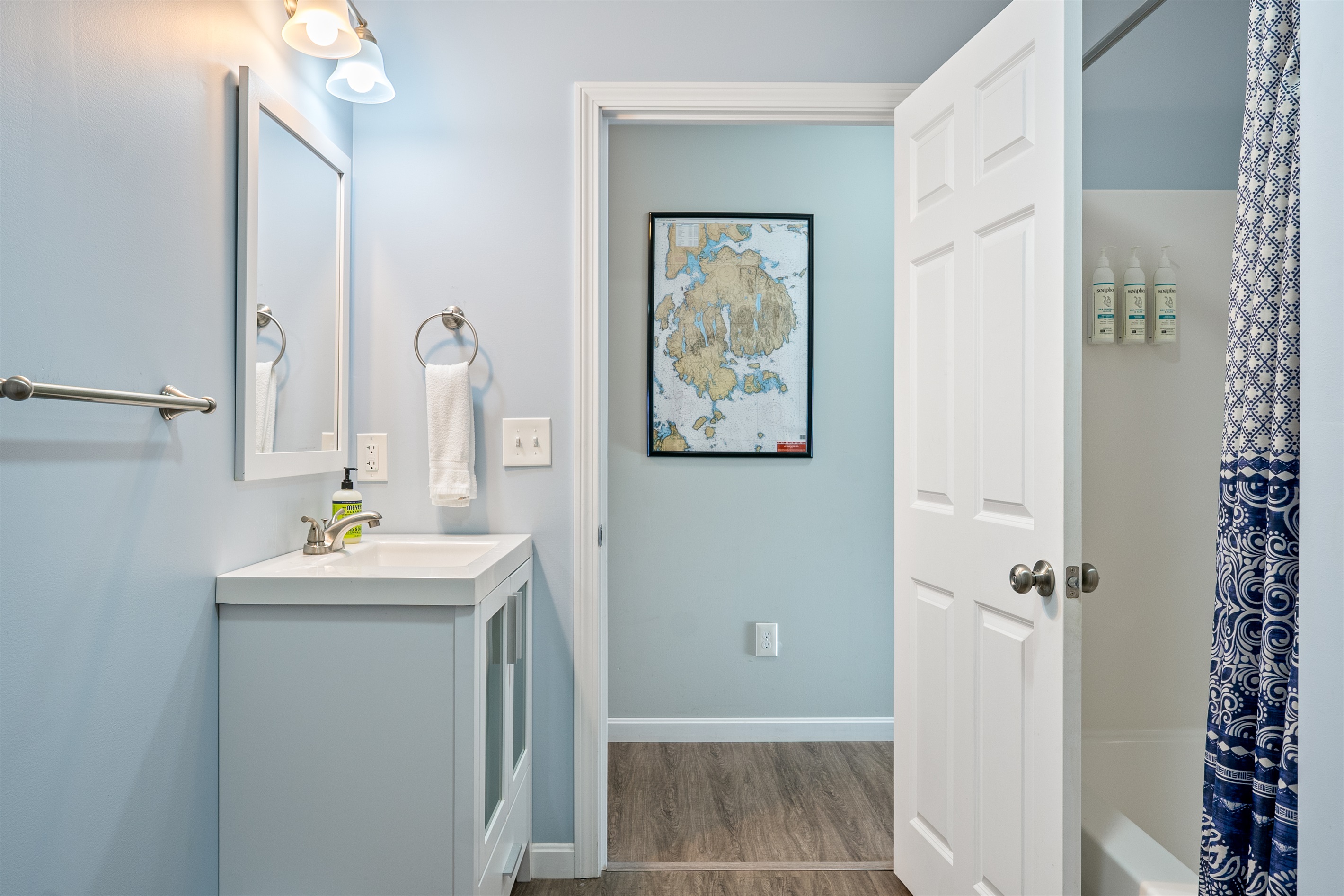 Master Bath - Vanity - Door to Hall