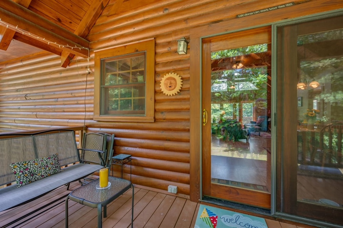 Door to living room