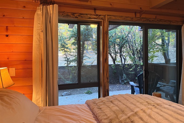 View from the bed in Master Bedroom