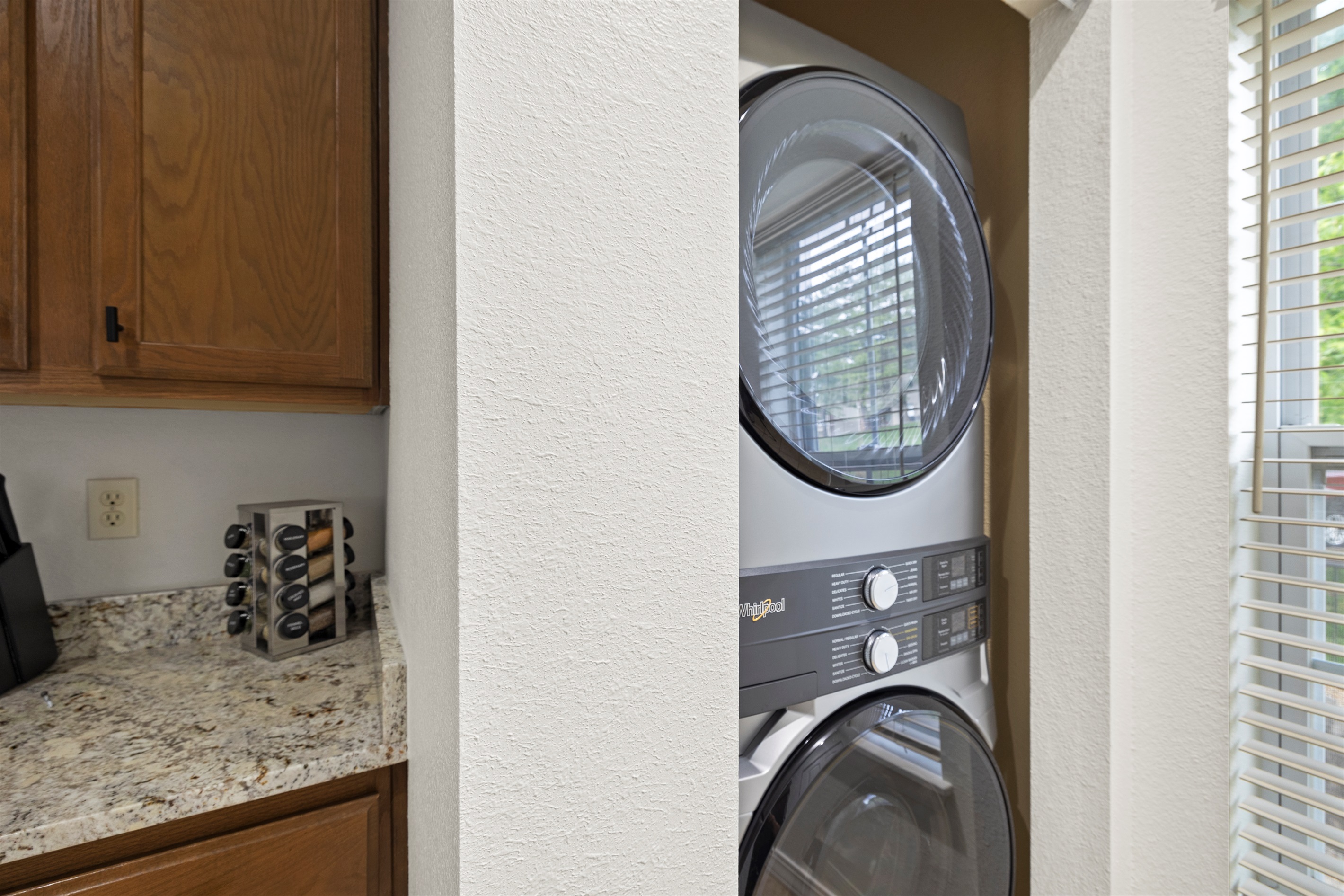 Full size washer and dryer available for guest use