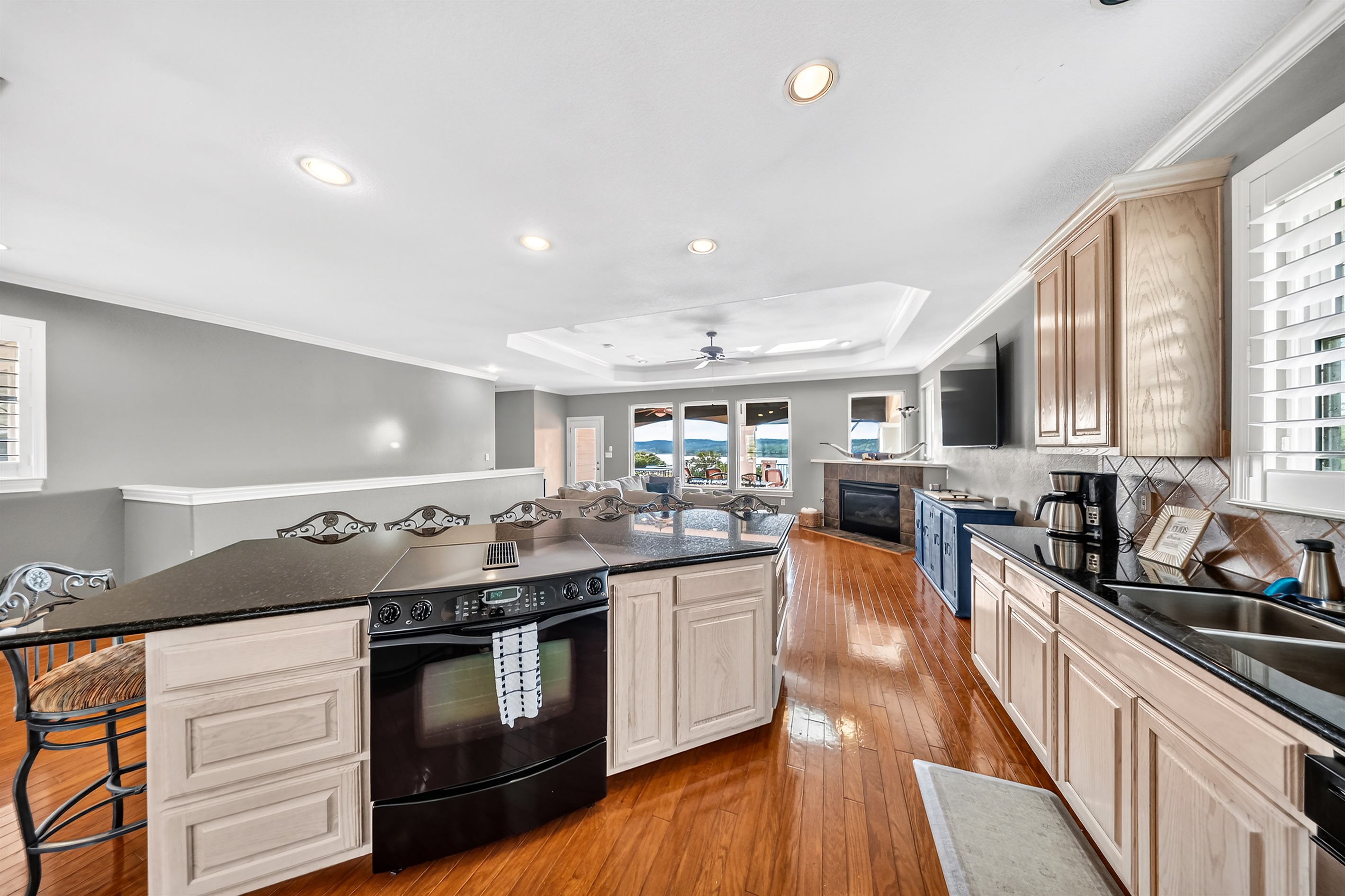 A fully equipped kitchen has everything you need to prepare delicious meals for your family. 