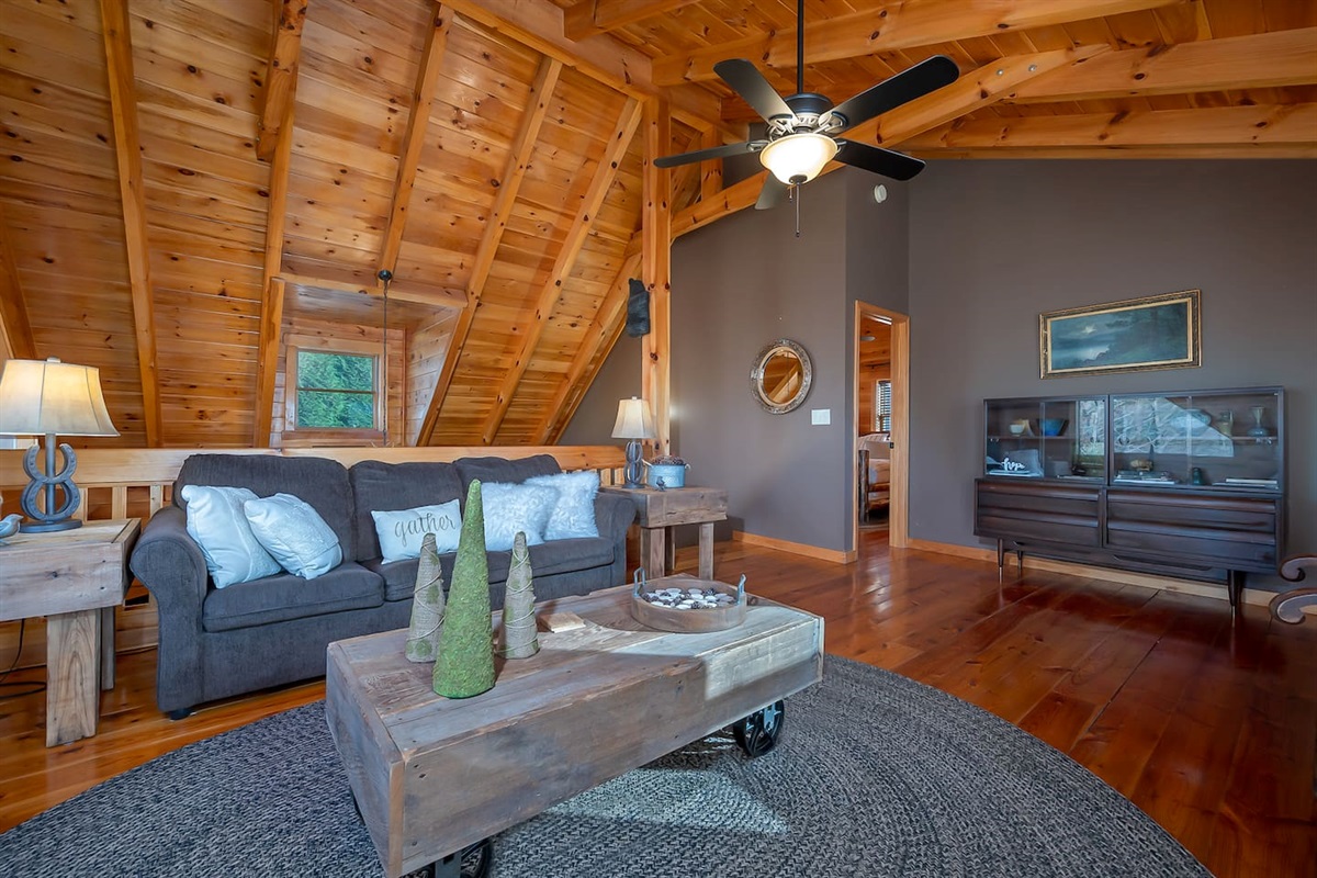 Upstairs loft area