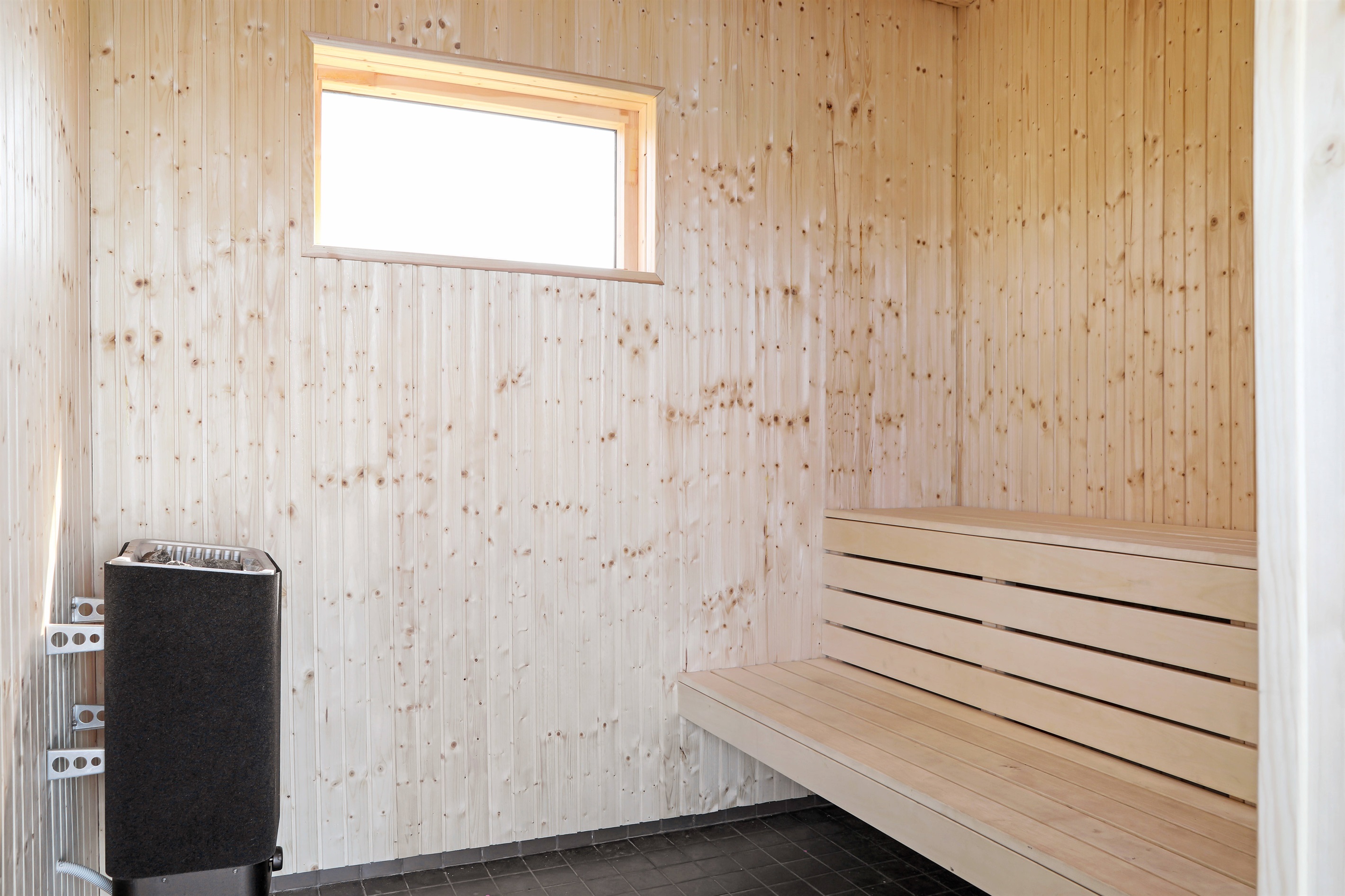 Sauna in the pool area.