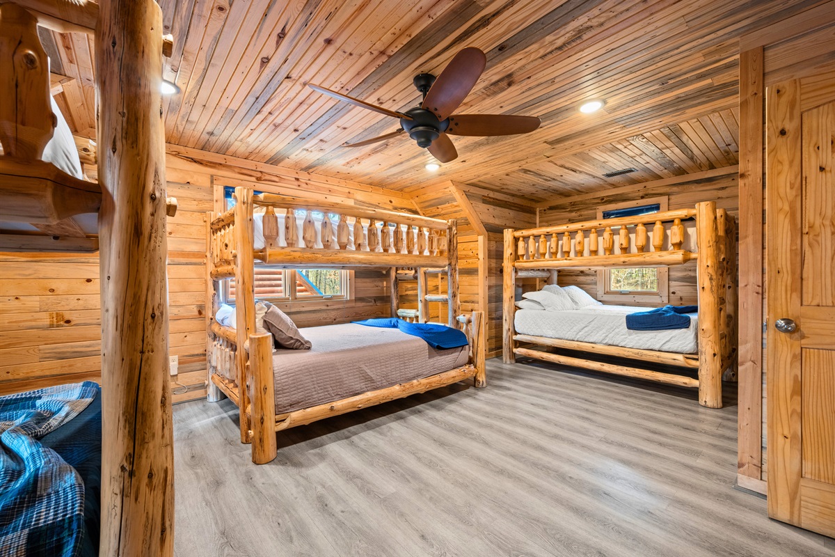 With a bunk-style layout, this room is especially popular with kids and younger guests who enjoy having their own dedicated space.