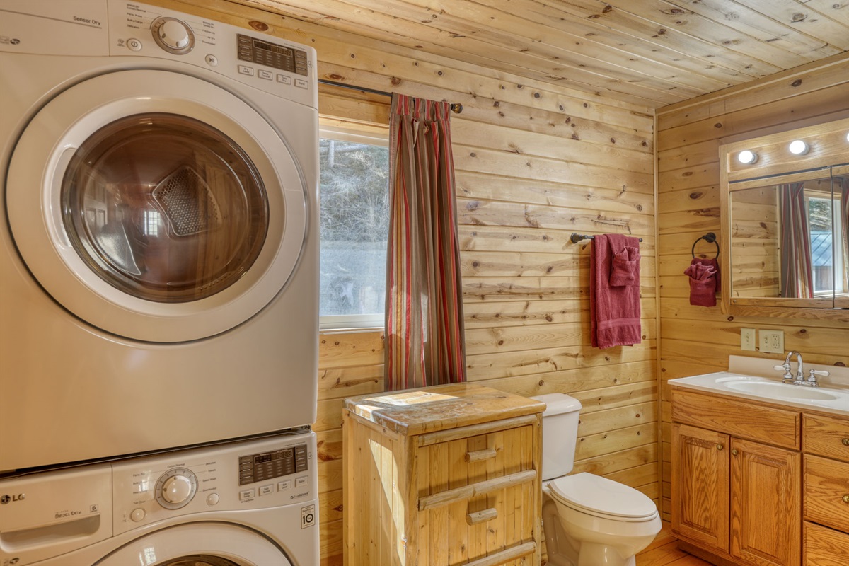 Laundry area with washer and drier
