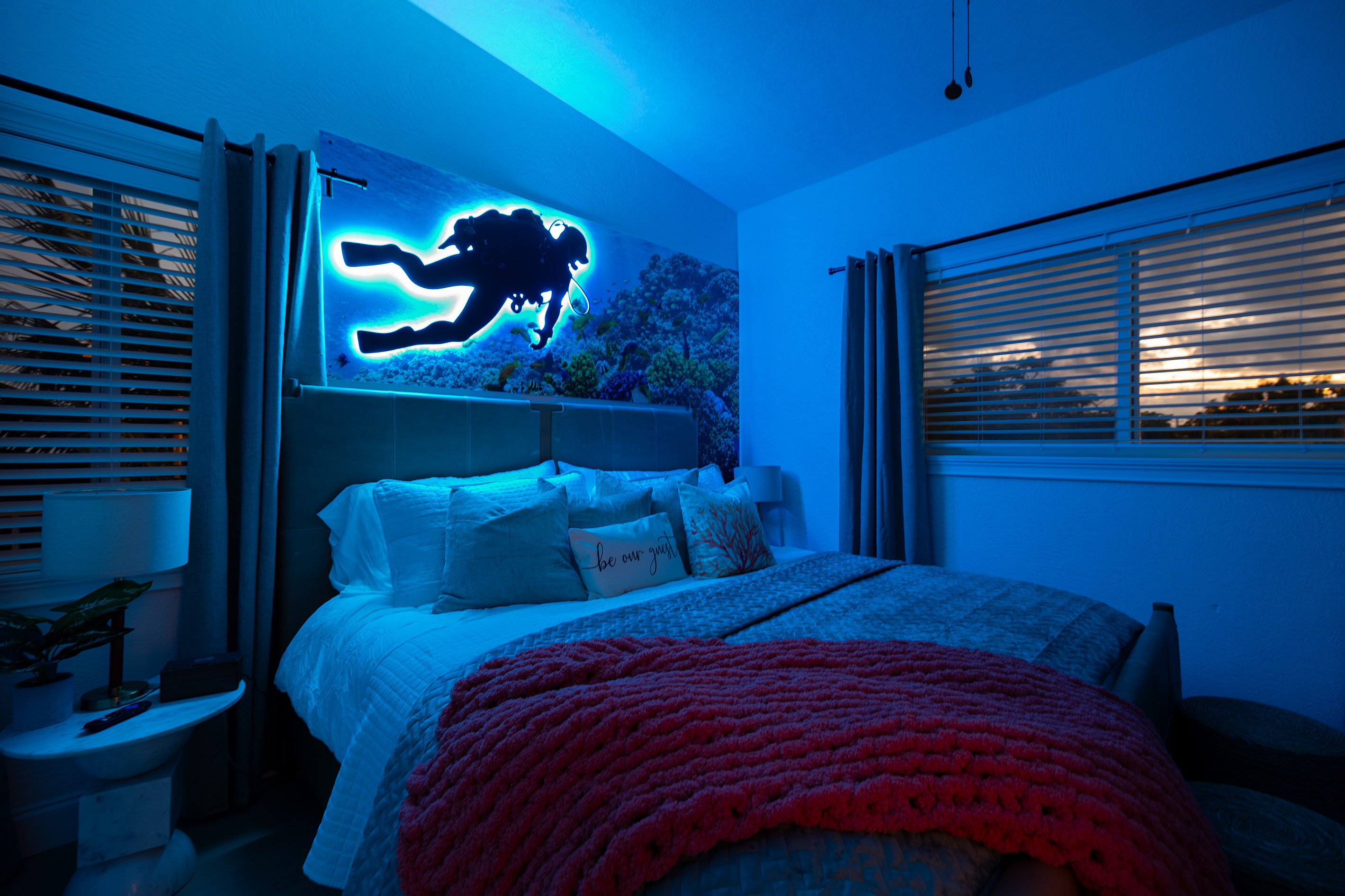The diver even glows when you turn the switch on.  