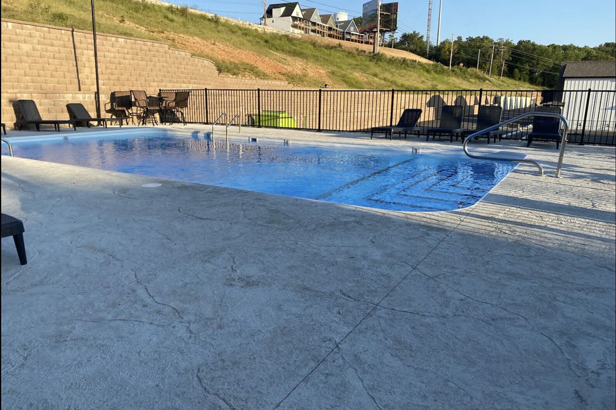 Community outdoor pool within walking distance