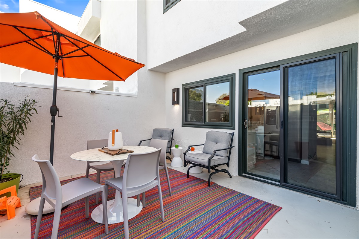 Private patio