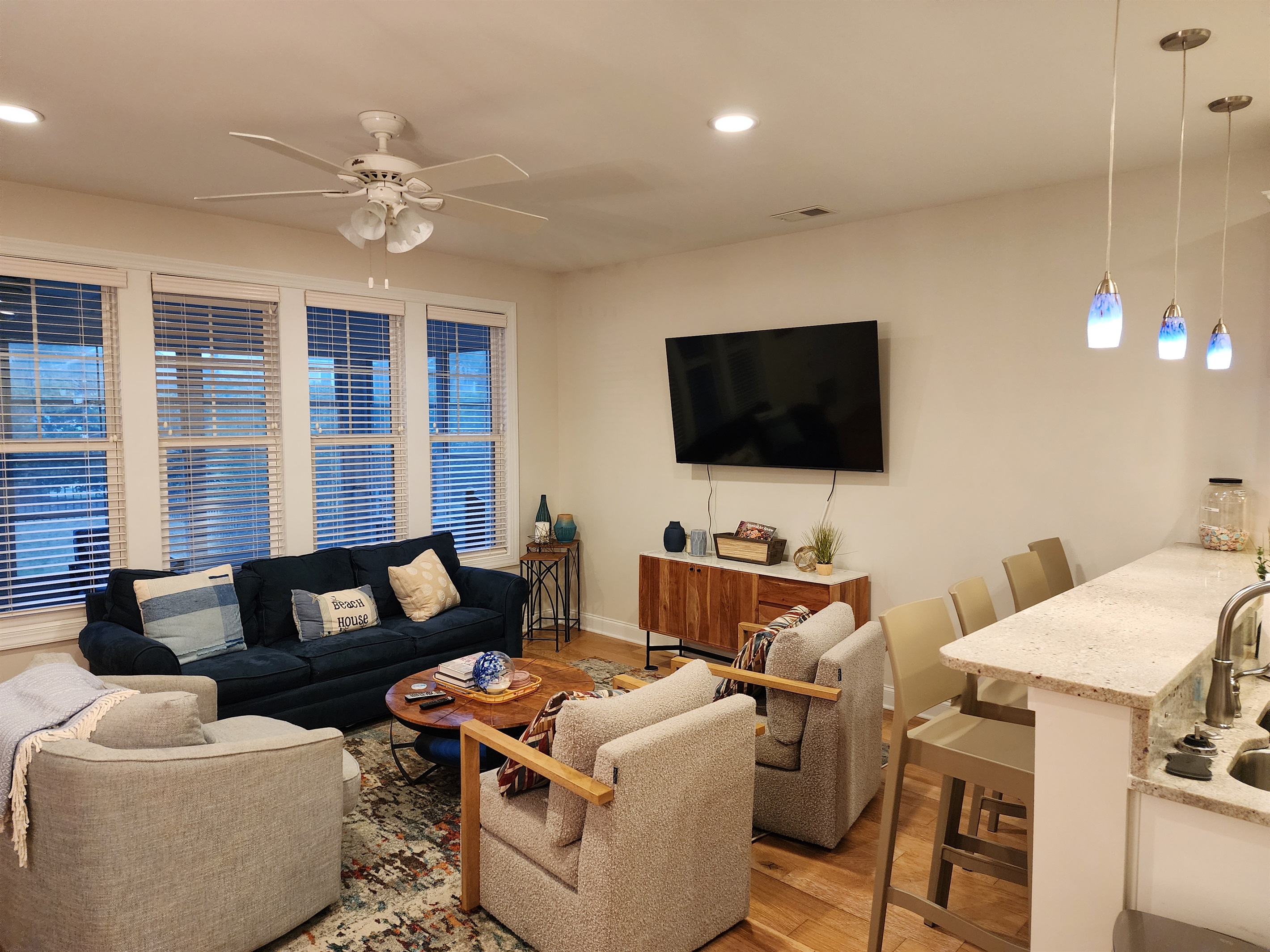 Spacious Living Room at Barefoot Resort Townhouse