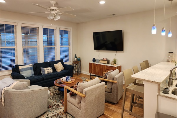 Spacious Living Room at Barefoot Resort Townhouse