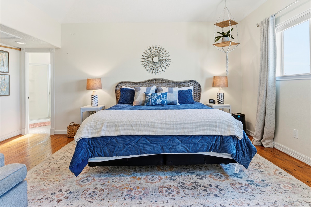 king bed
