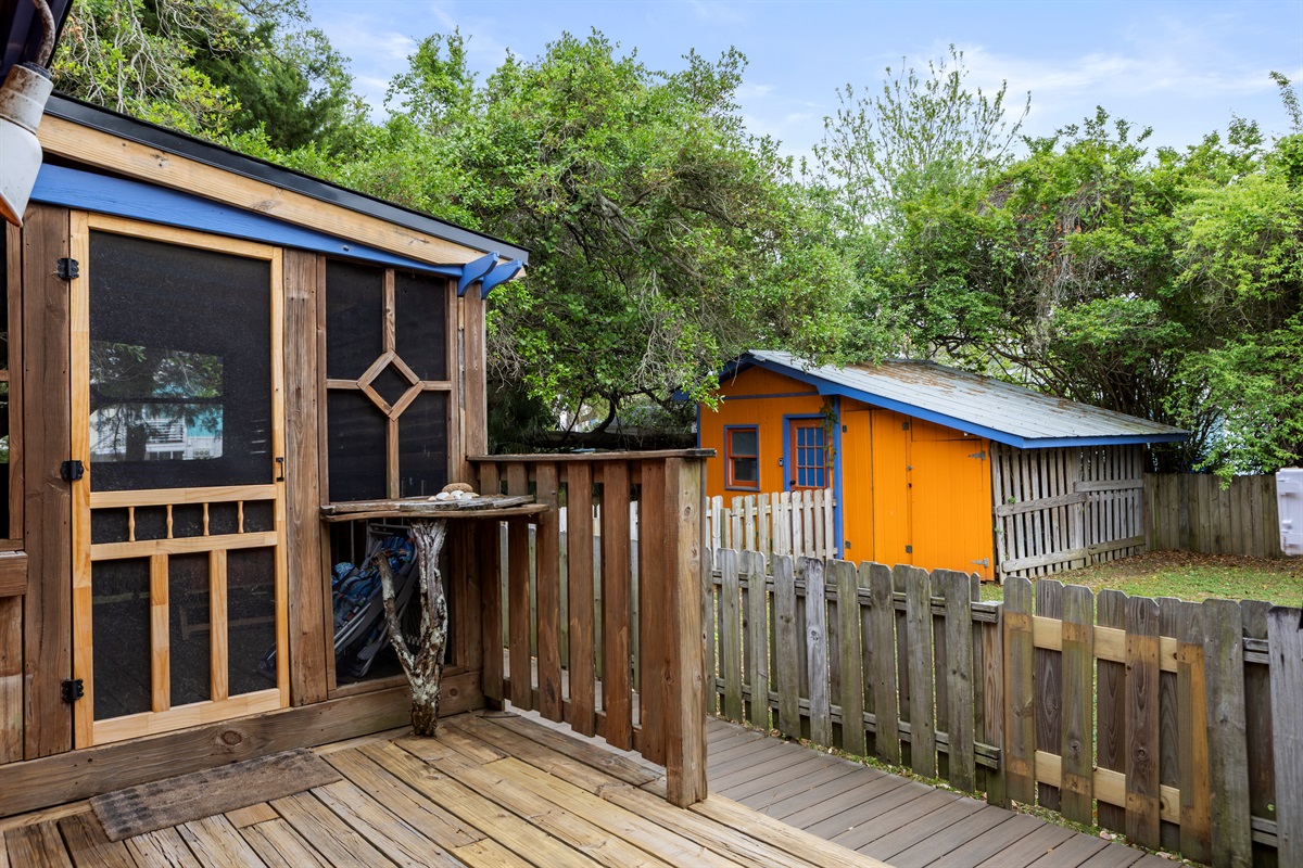 Deck space to enjoy the fresh air