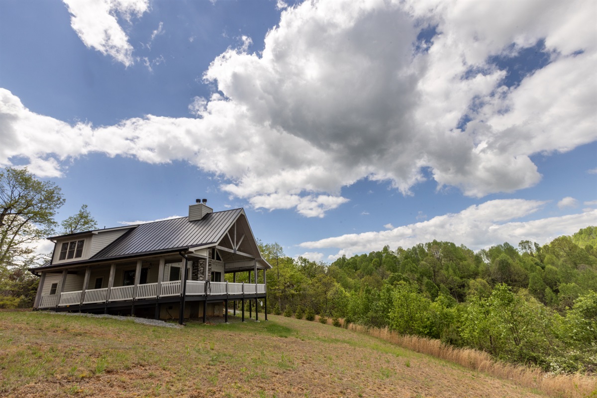 Sunrise Chateuax with large wrap around porch