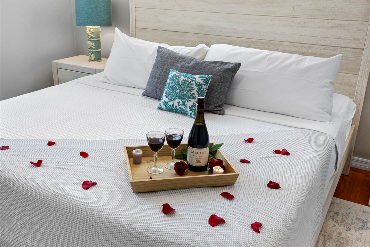 The perfect blend of style and simplicity, this bedroom offers both comfort and charm for restful nights.