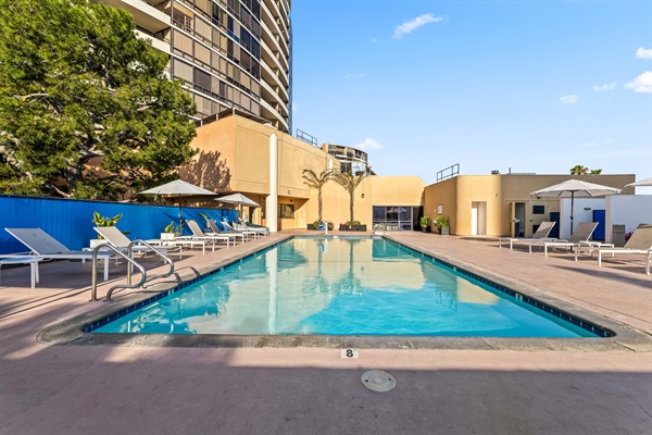 One of the many pools