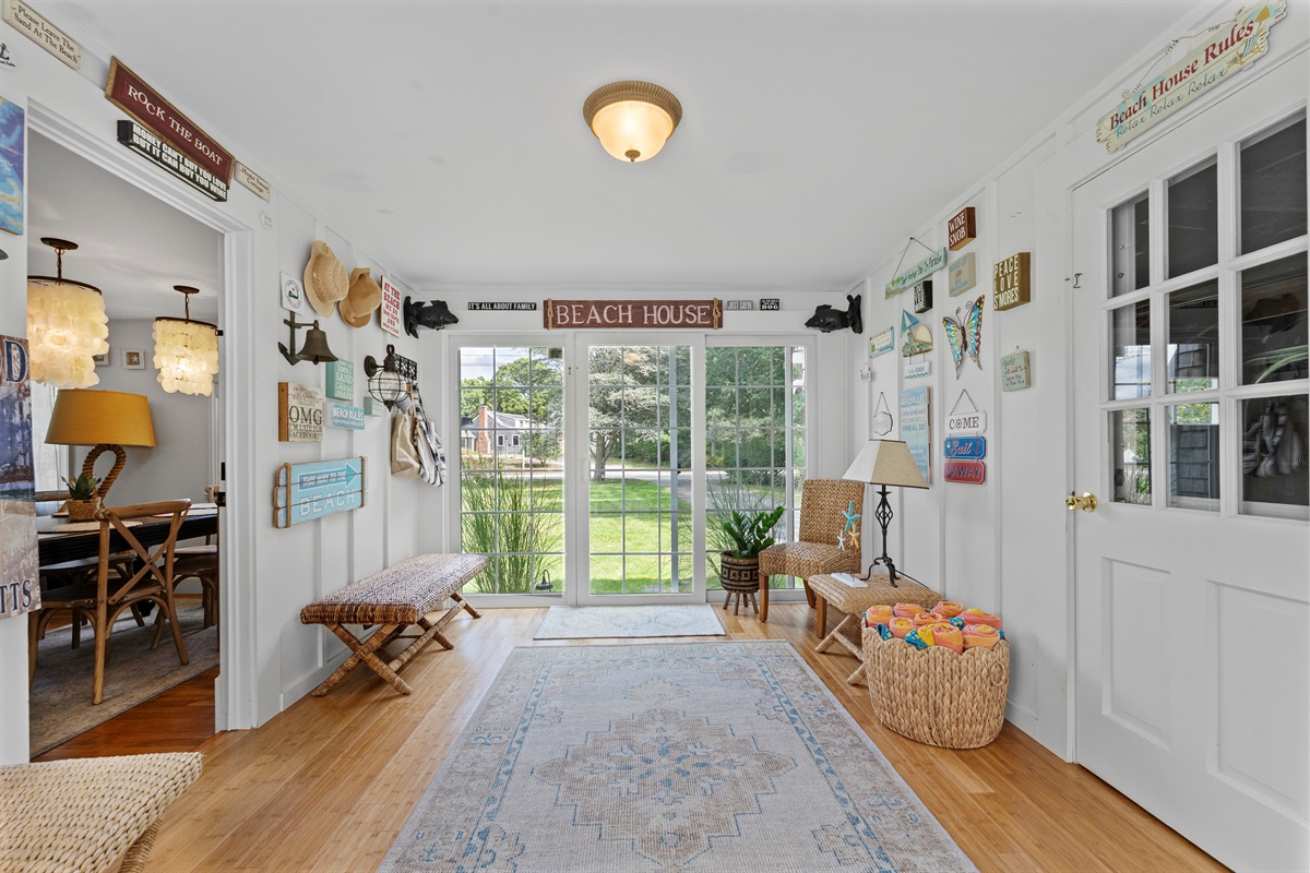 It can be your mudroom or hallway, whichever you prefer!